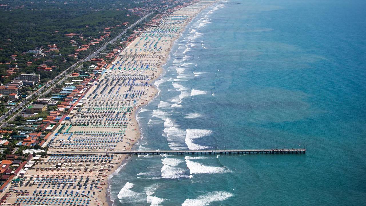 Una veduta di Forte dei Marmi