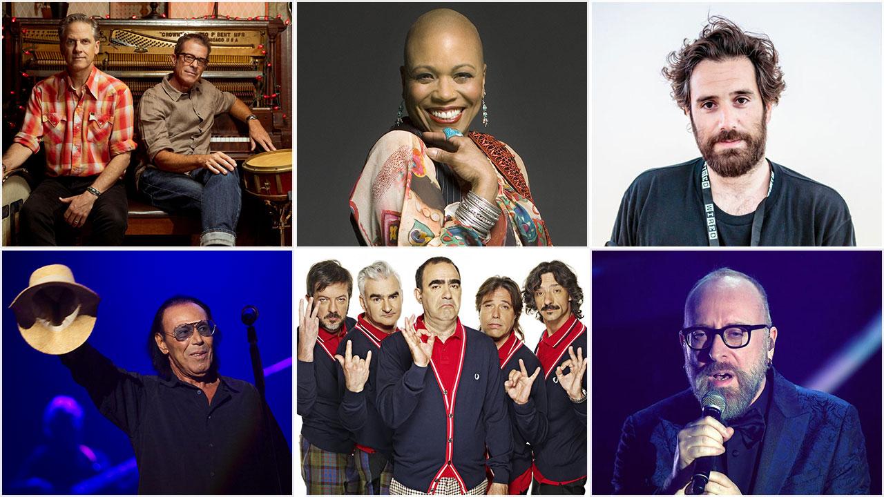 
	I Calexico, Dee Dee Bridgewater, Tommaso paradiso, Antonello Venditti, Elio e le storie tese e Mario Biondi

