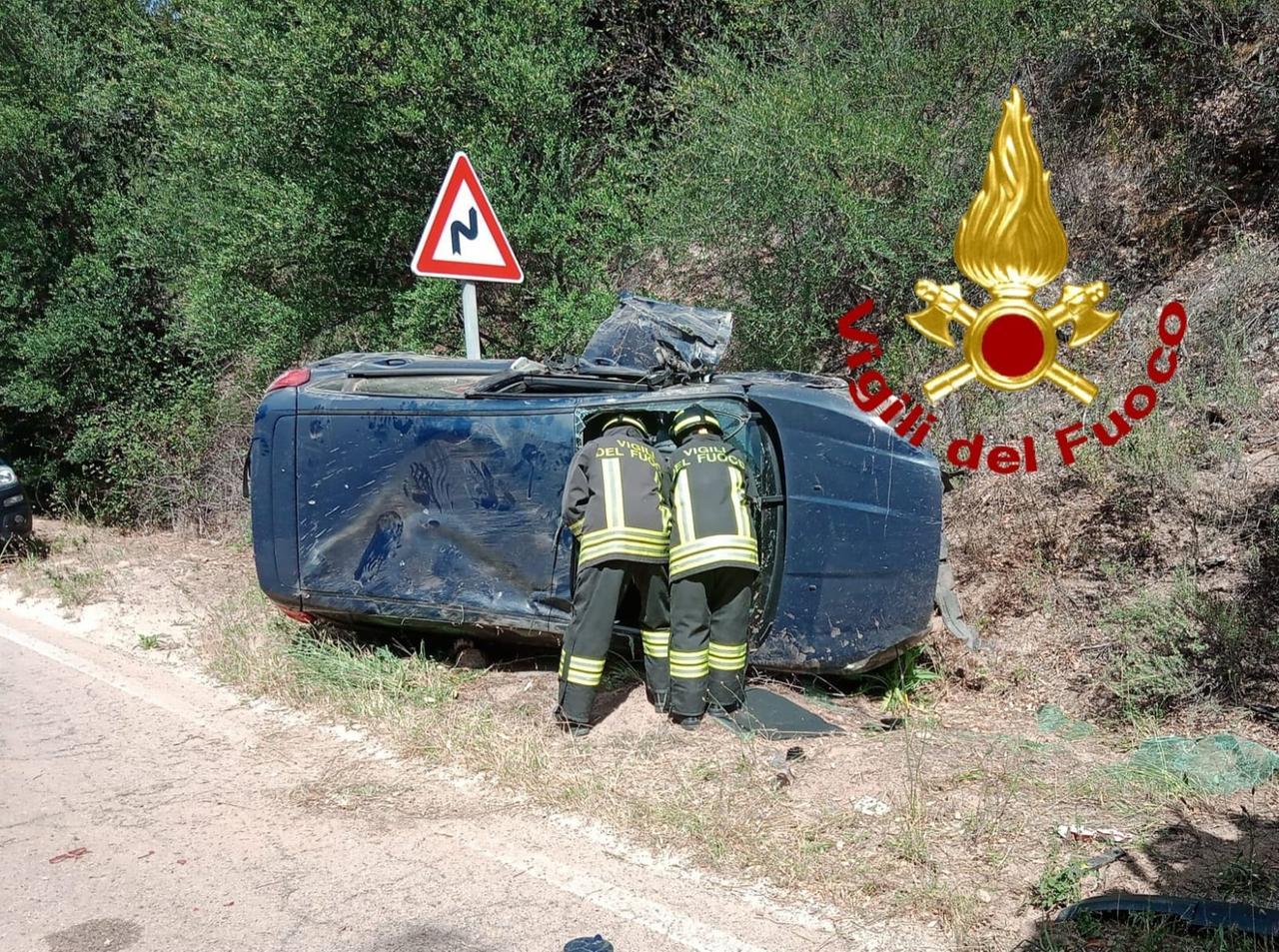 Incidente stradale tra Padru e Alà dei Sardi: tre persone in ospedale