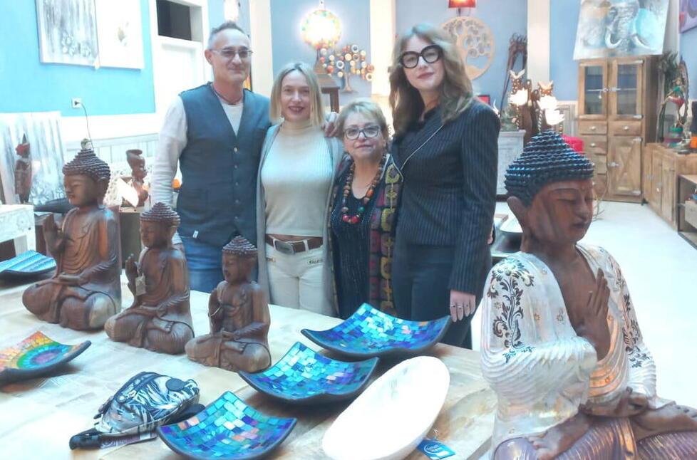 In foto Claudio Masi, Fiorella De Cesare Sala, Serena Raglianti e Giuseppa Navarra