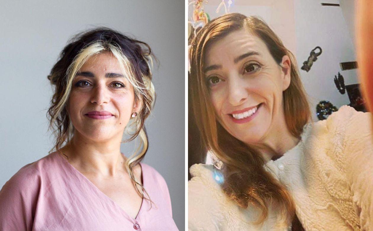 
	Le due registe Lara Gallo a sinistra e Francesca Sorrentino a destra

