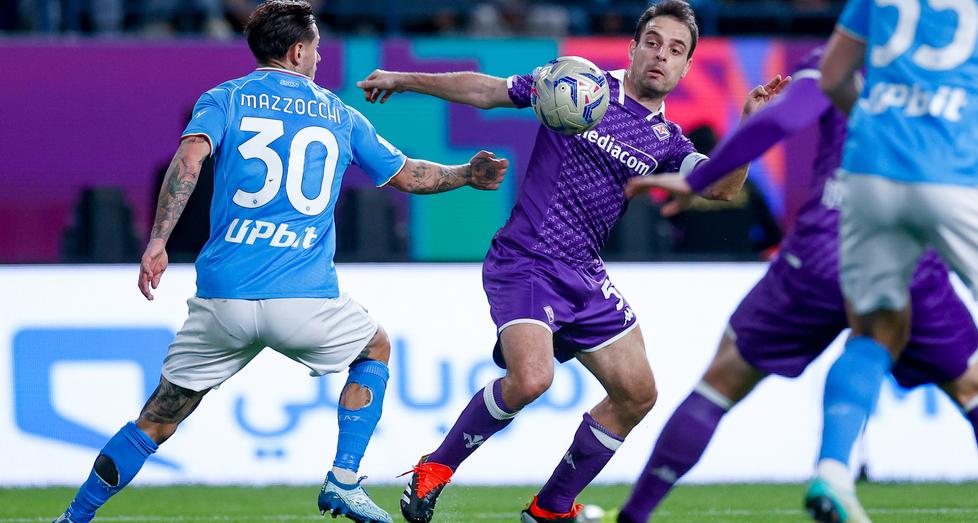 Un momento della semifinale di supercoppa tra Napoli e Fiorentina del 18 gennaio scorso