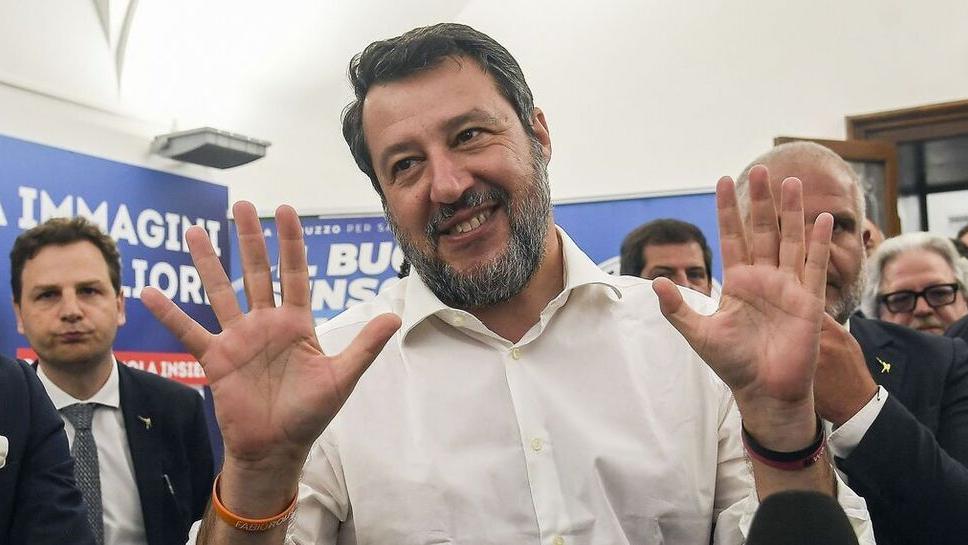 Il vicepremier e ministro dei Trasporti e delle infrastrutture Matteo Salvini