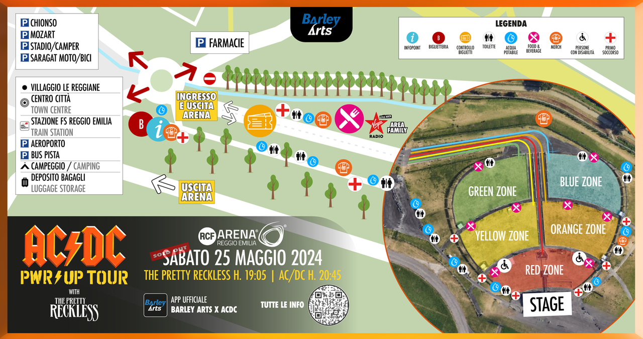 Ac/Dc a Reggio Emilia, tutto quello che c’è sapere sul concertone dell’anno