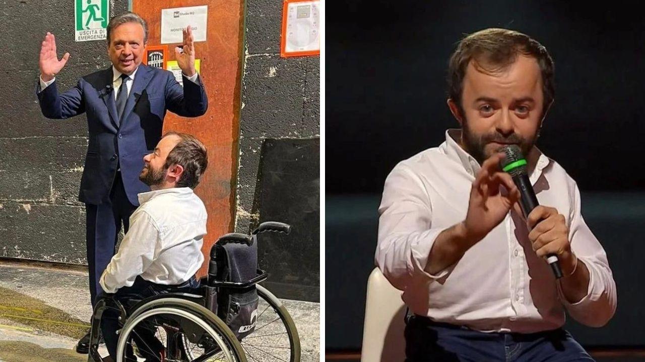 Autoironia e tono dissacrante: chi è Francesco Fanucchi, comico lucchese ospite in tv di Piero Chiambretti