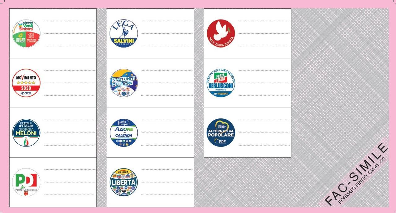 Il Viminale pubblica i fac simile per le elezioni europee: scheda rosa per Sardegna e Sicilia