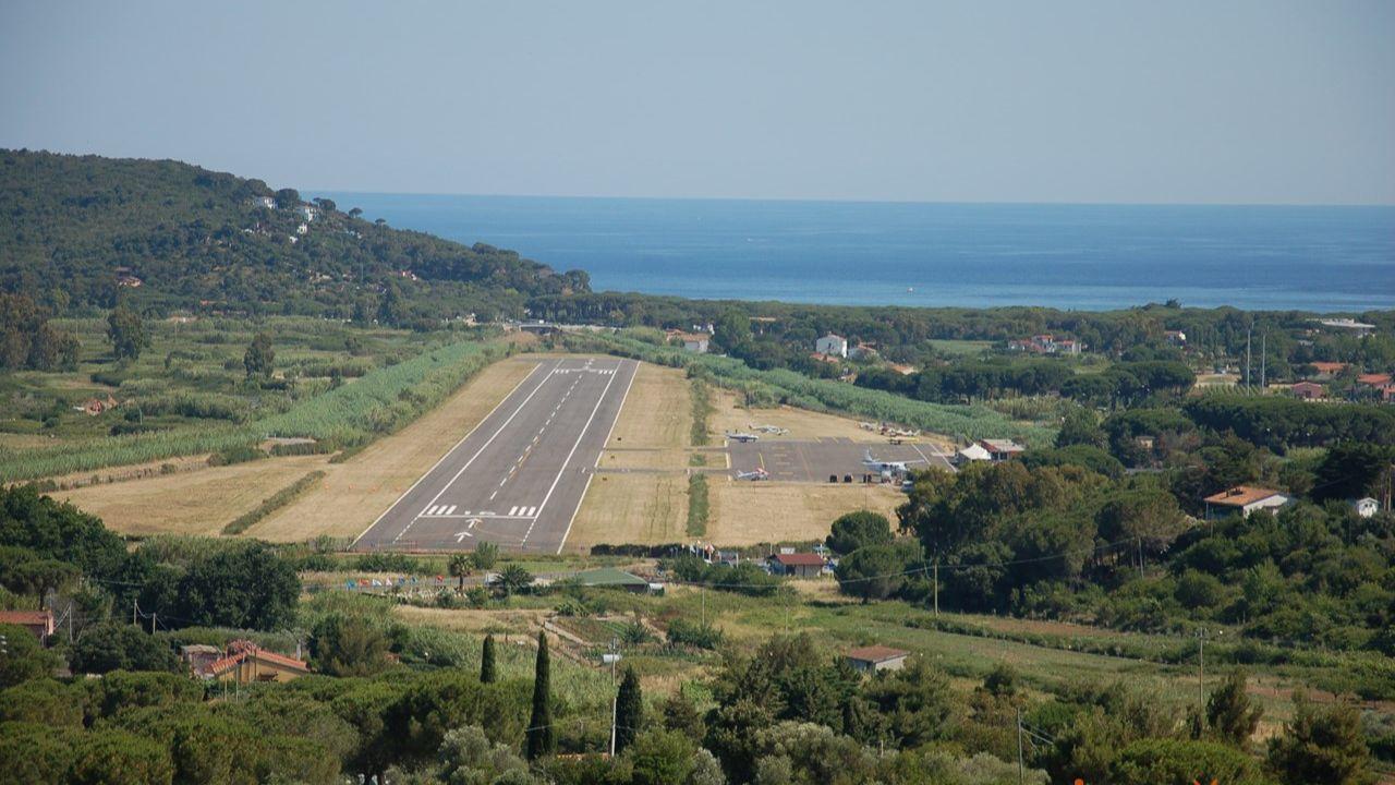 L'aeroporto dell'isola d'Elba