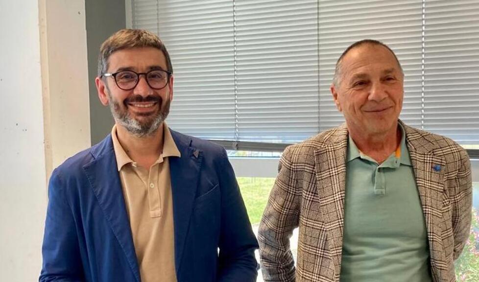 
	Da sinistra Antonio Pasquinucci, presidente di Ecofor, e l&rsquo;amministratore delegato Rossano Signorini

