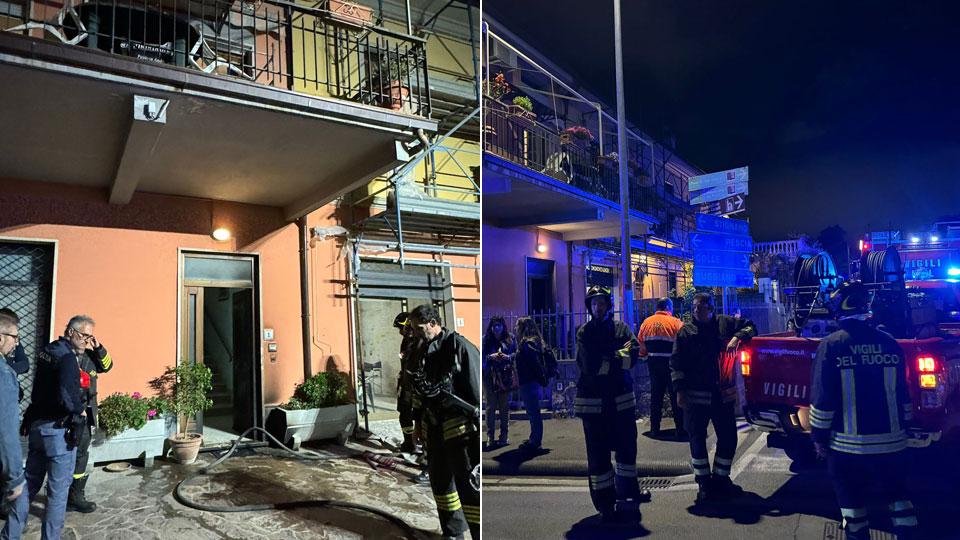 Valdinievole, in fiamme il portone di casa della mamma di un candidato sindaco (e pilota di rally)