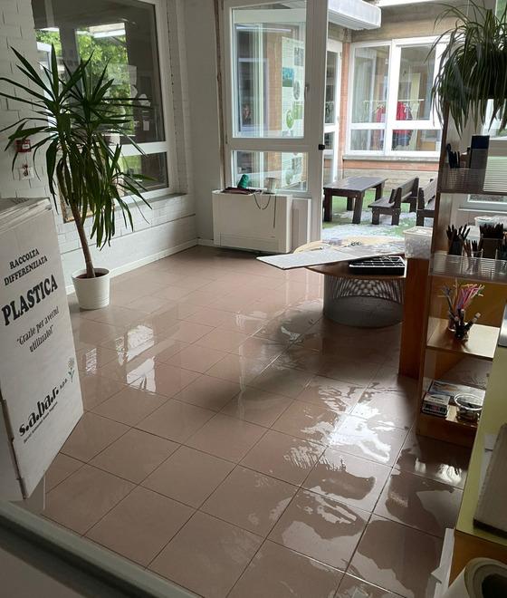Nubifragio Danni per 20mila euro Scuola Arcobaleno: tetto da sistemare