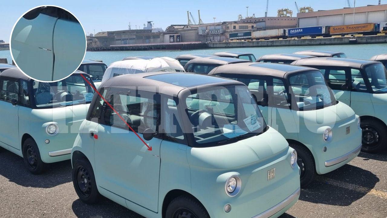 Livorno, 134 Fiat Topolino sequestrate al porto: «Non sono “made in Italy”»