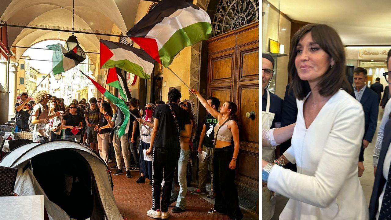 Pisa, la ministra Bernini contestata dagli studenti: «Mi hanno impedito di parlare, non sono democratici» – Video
