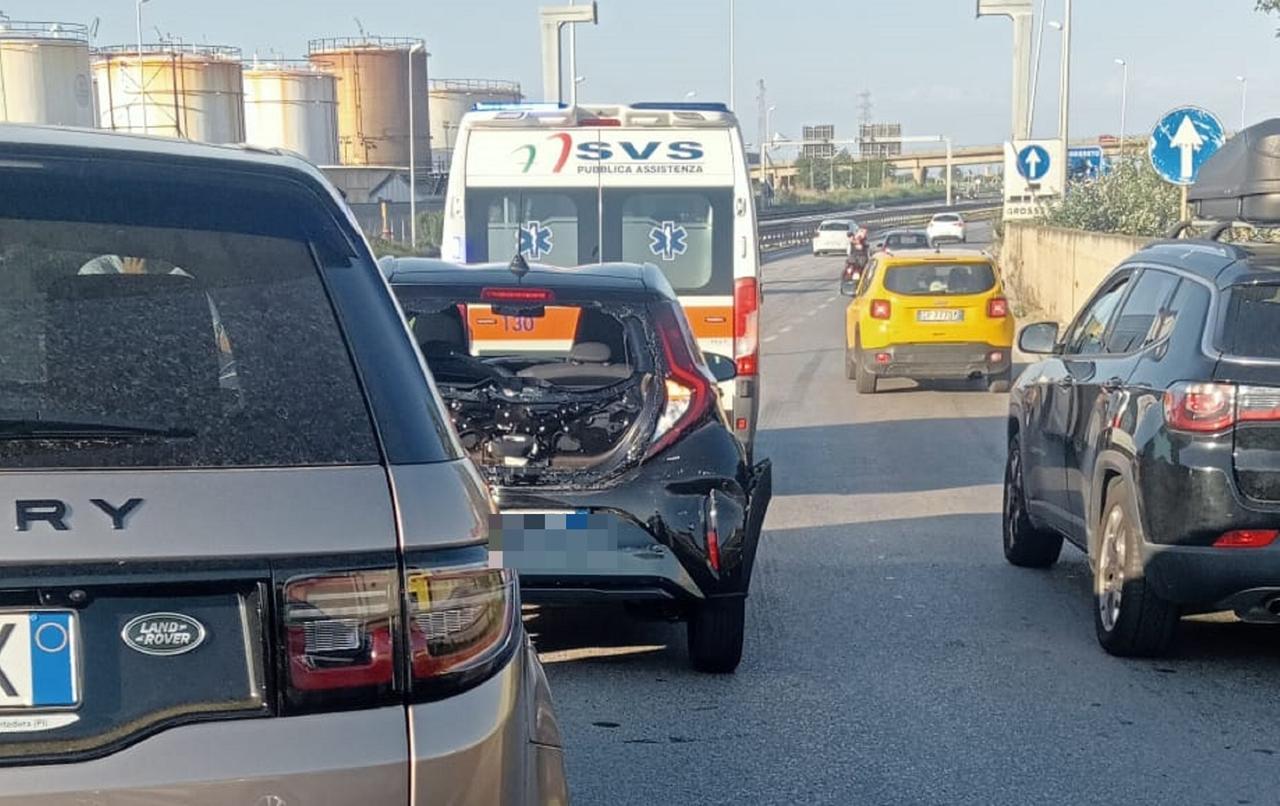 
	L'incidente all'imbocco della Fi-Pi-Li

