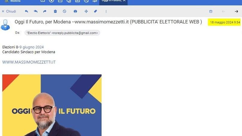 Modena, scoppia il caso in Comune: «Inviata ai dipendenti mail pro-Mezzetti» 
