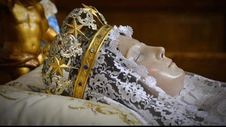 Il simulacro di Santa Maria Assunta a Cabras