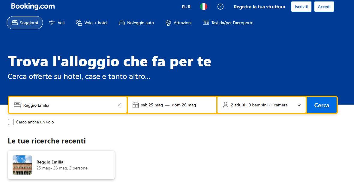 Ac/Dc, su Booking la stanza meno cara a Reggio Emilia supera i 335 euro