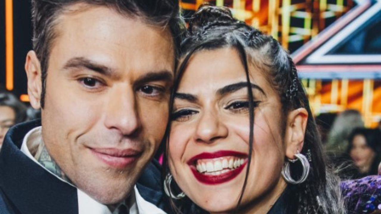 
	Sarafine con Fedez dopo la vittoria di X Factor 2023


