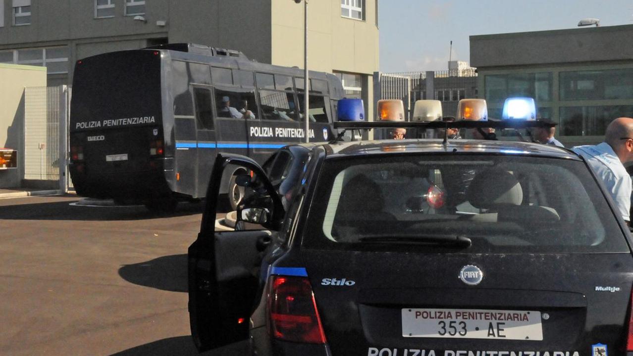 L'ingresso del carcere di Massama