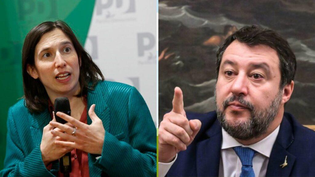 
	La segretaria del Partito democratico Elly Schlein e il leader della Lega Matteo Salvini

