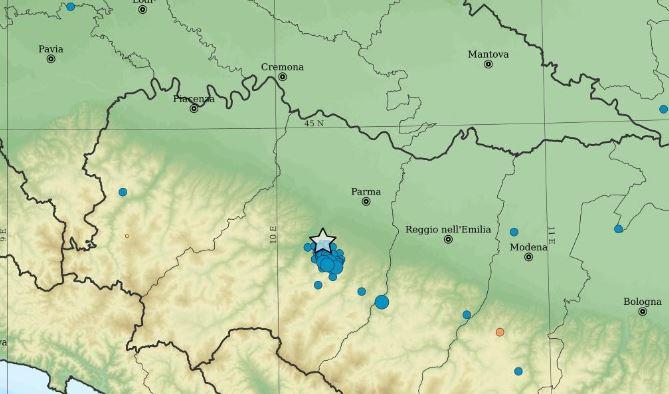 Terremoto, scosse in provincia di Parma: avvertite anche a Reggio Emilia