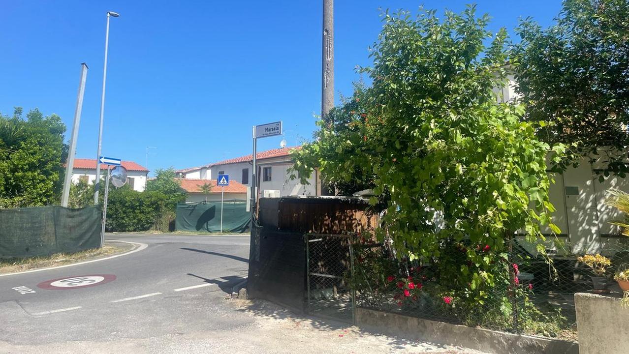 L'incrocio dove è avvenuto l'incidente