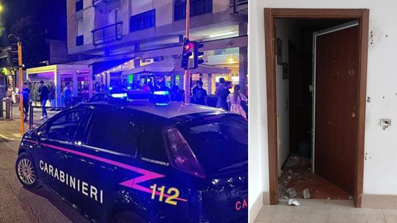 L'intervento dei Carabinieri e la porta divelta l’altra notte