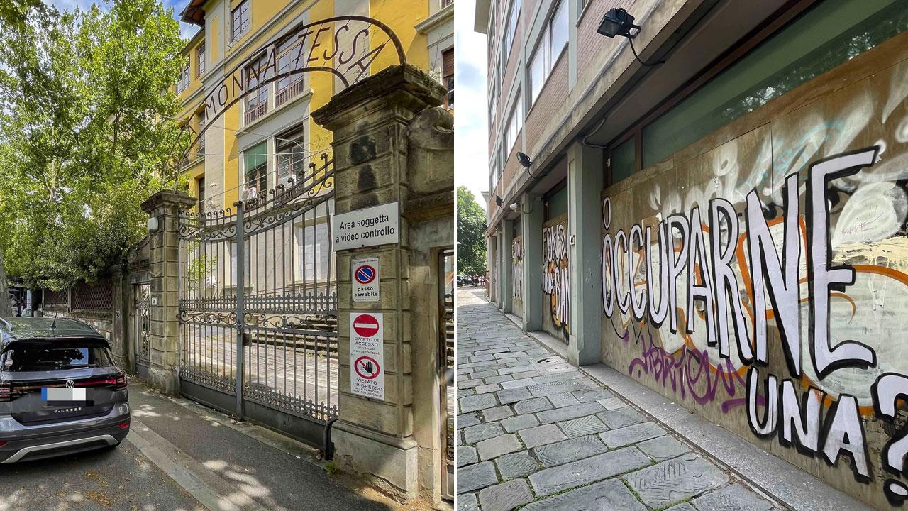 Villa Tessa e il palazzo abbandonato di via Gramsci