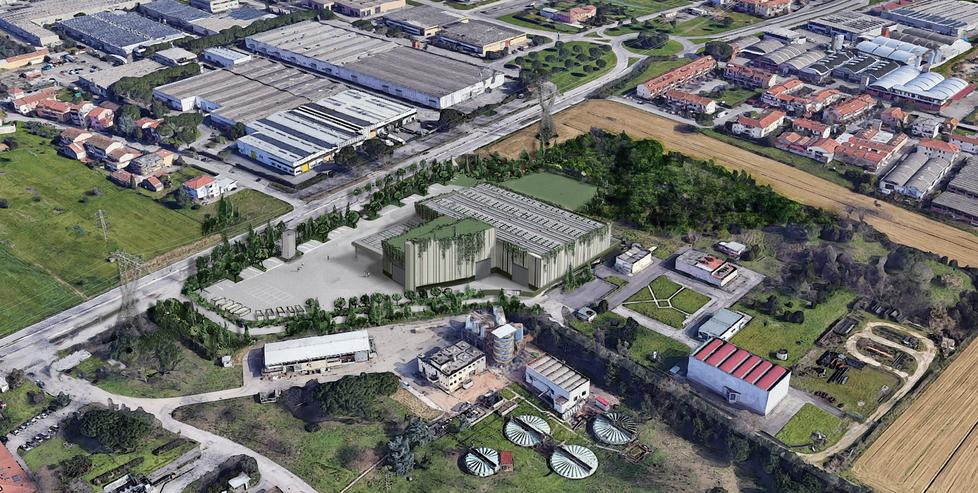 Una simulazione di come sarà il nuovo Textile Hub di Baciacavallo