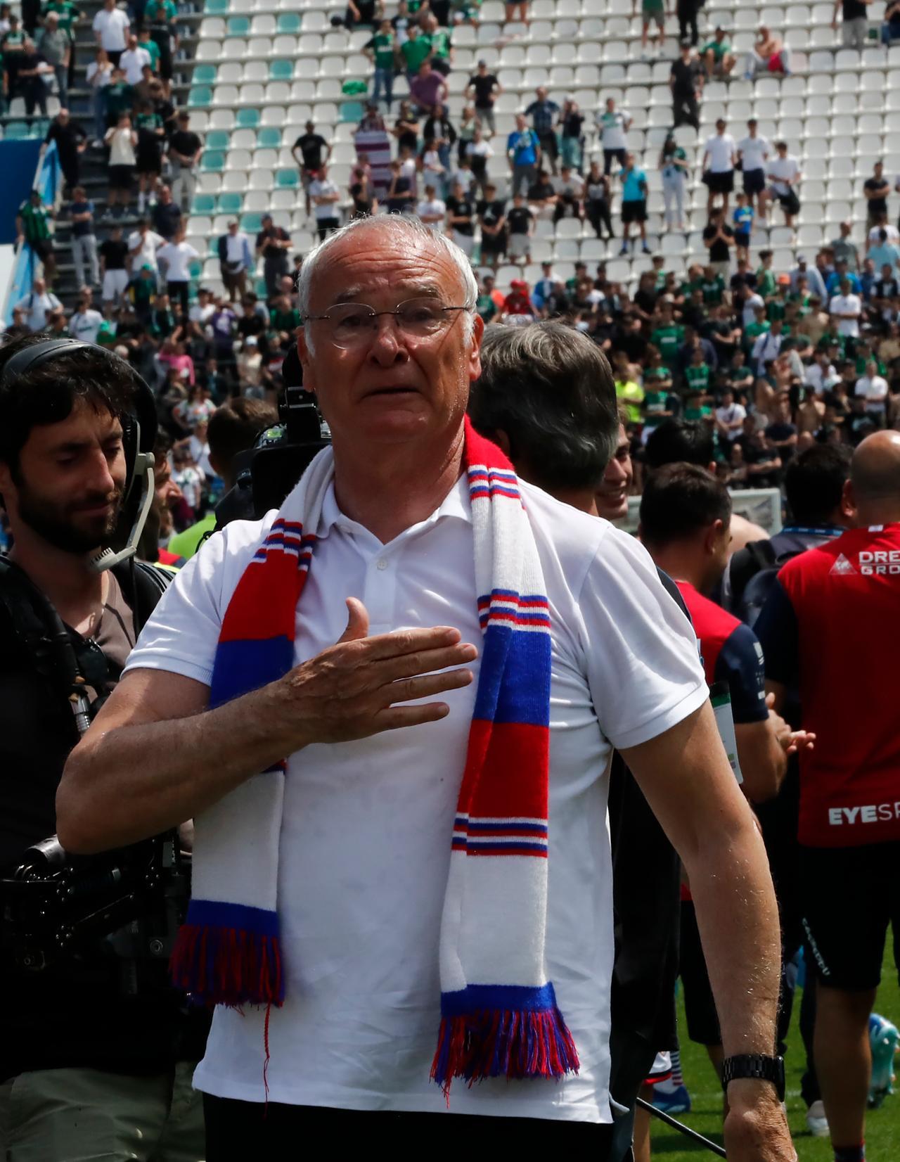 Claudio Ranieri allenatore del Cagliari Calcio