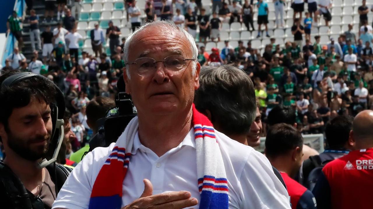 Claudio Ranieri allenatore del Cagliari Calcio