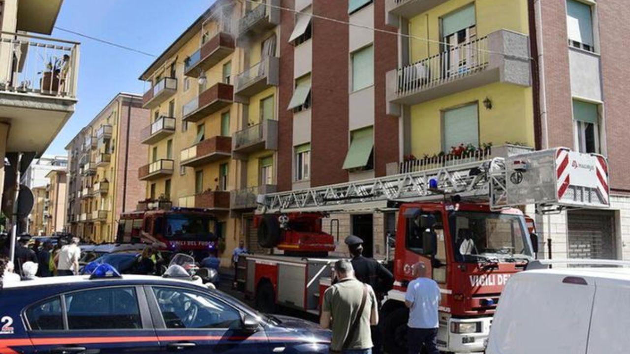 L'incendio in via Hermite