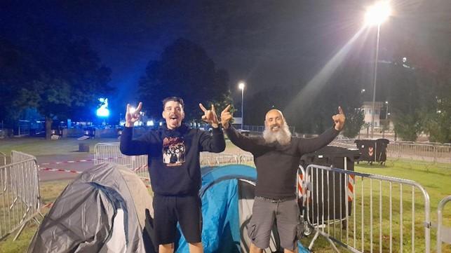 Concerto degli Ac/Dc, Alessio e Luca i primi fan arrivati a Reggio Emilia