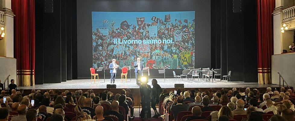 La presentazione dell’iniziativa di “Il Livorno siamo noi” al Goldoni