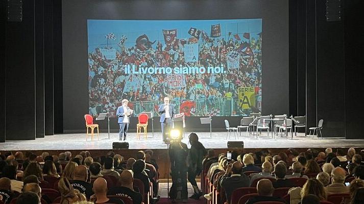 La presentazione dell’iniziativa di “Il Livorno siamo noi” al Goldoni