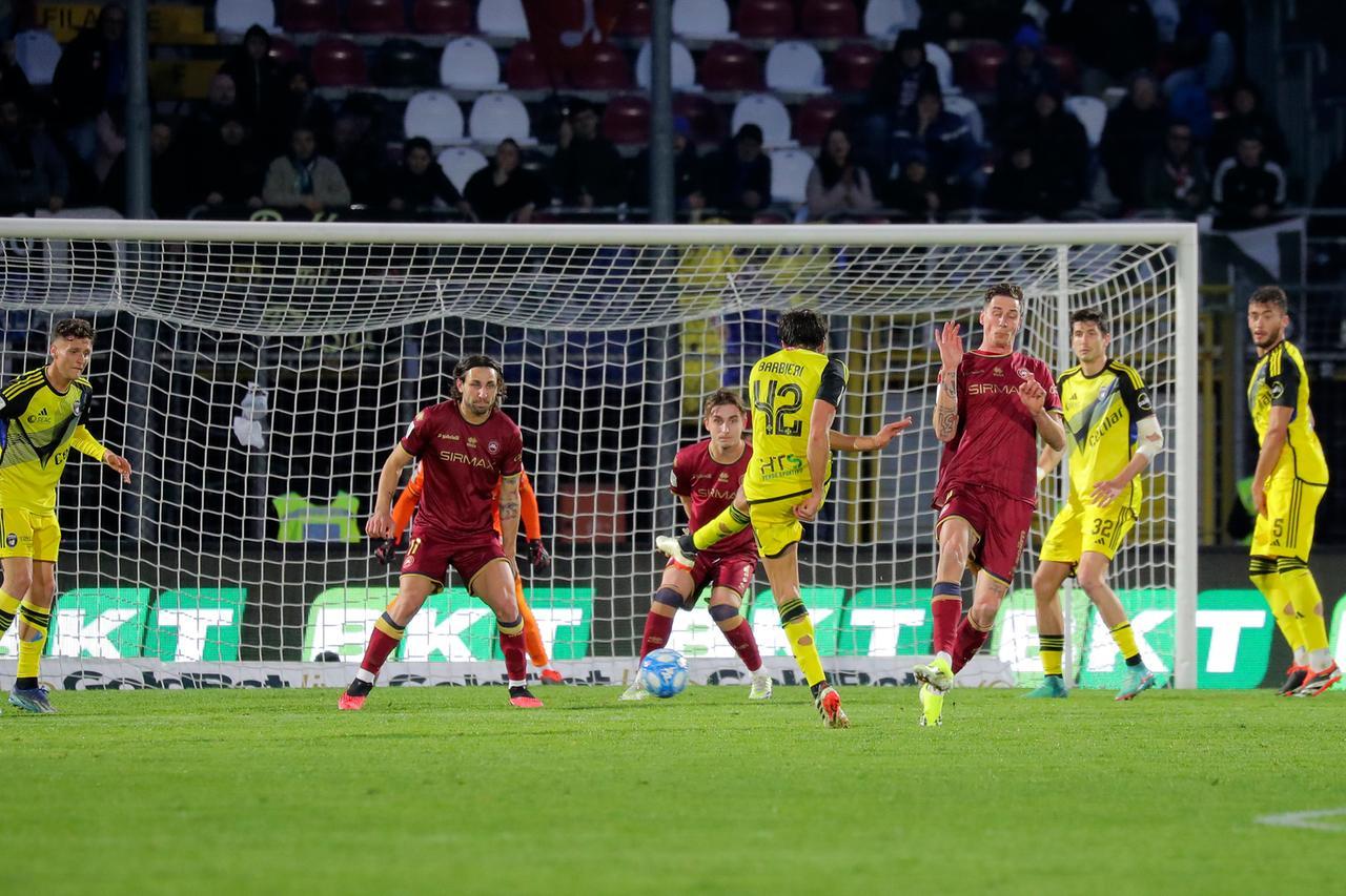 
	Il Cittadella, la pi&ugrave; votata al risparmio, qui impegnata contro il Pisa

