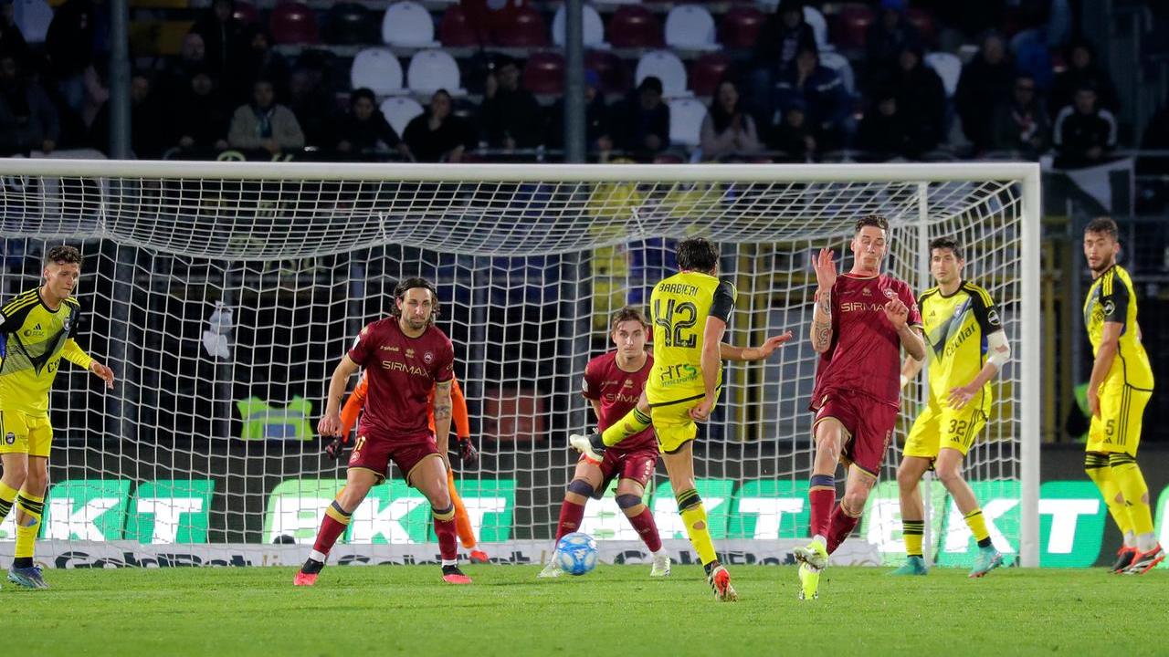Il Cittadella, la più votata al risparmio, qui impegnata contro il Pisa