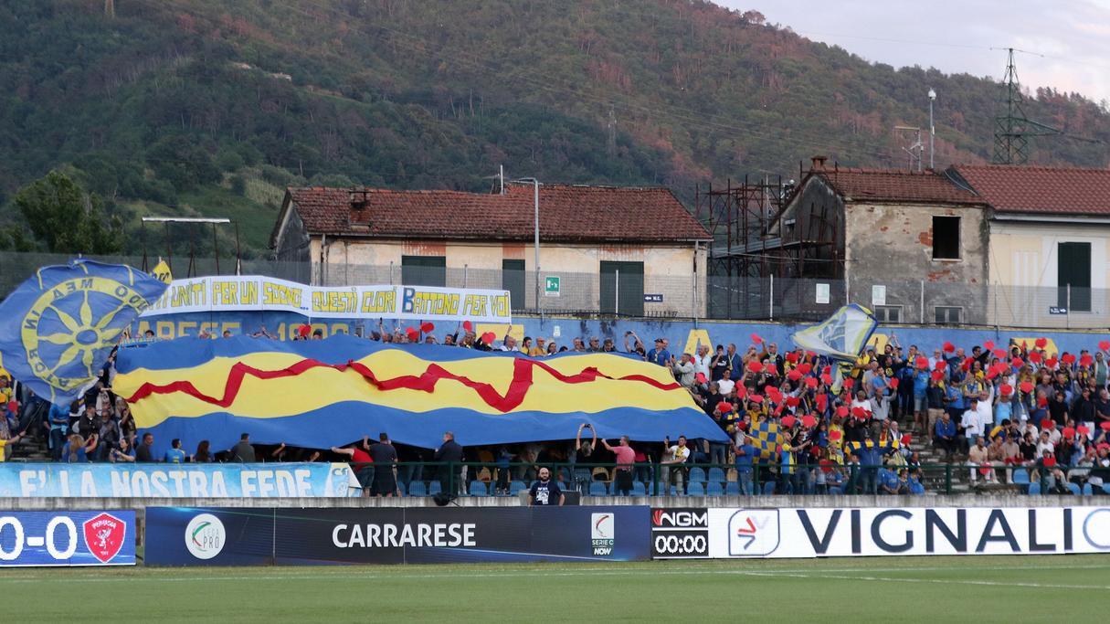La gradinata dello stadio dei Marmi
