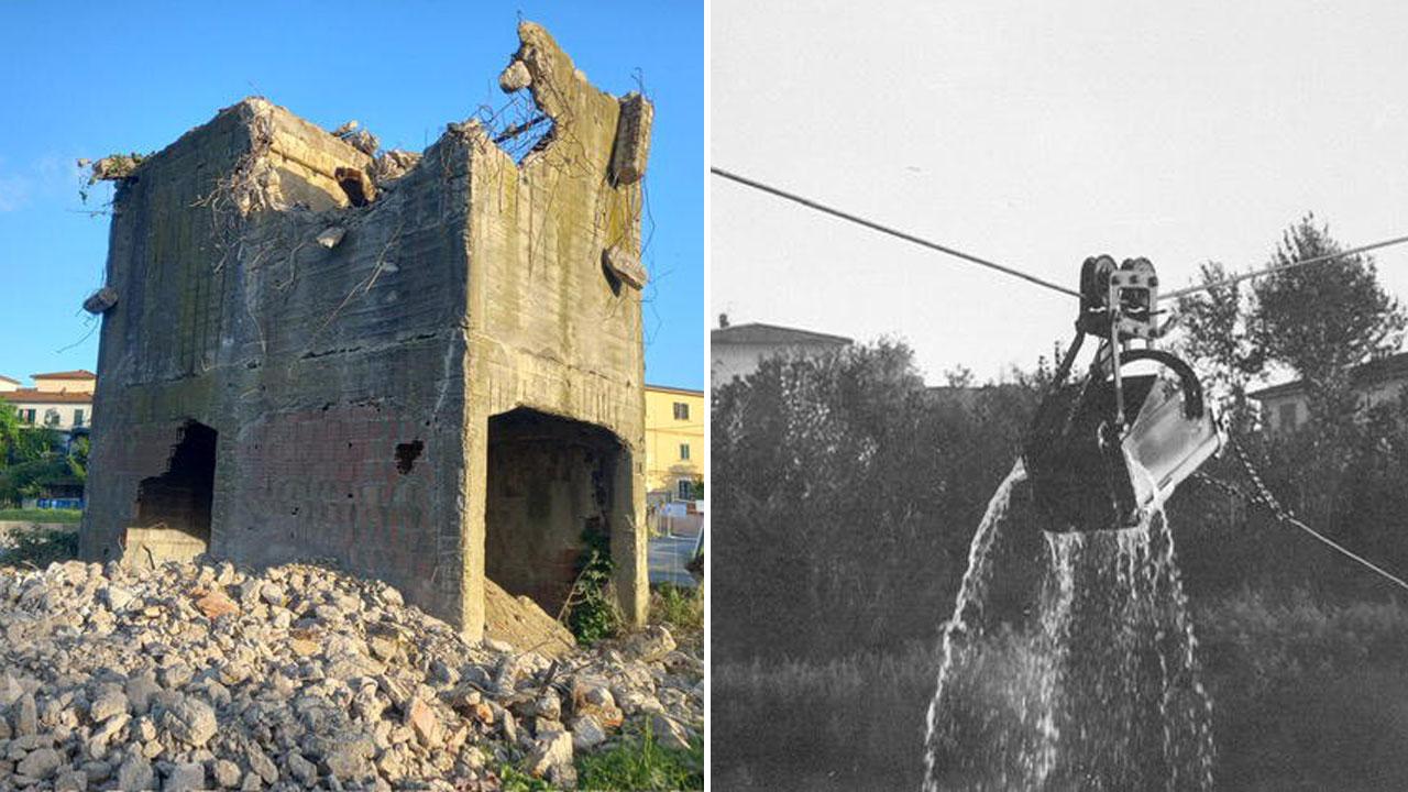 Pontedera, addio alla vecchia draga simbolo di una comunità