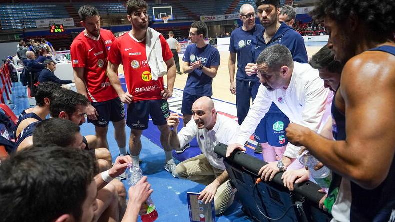Coach Barsotti in un time out