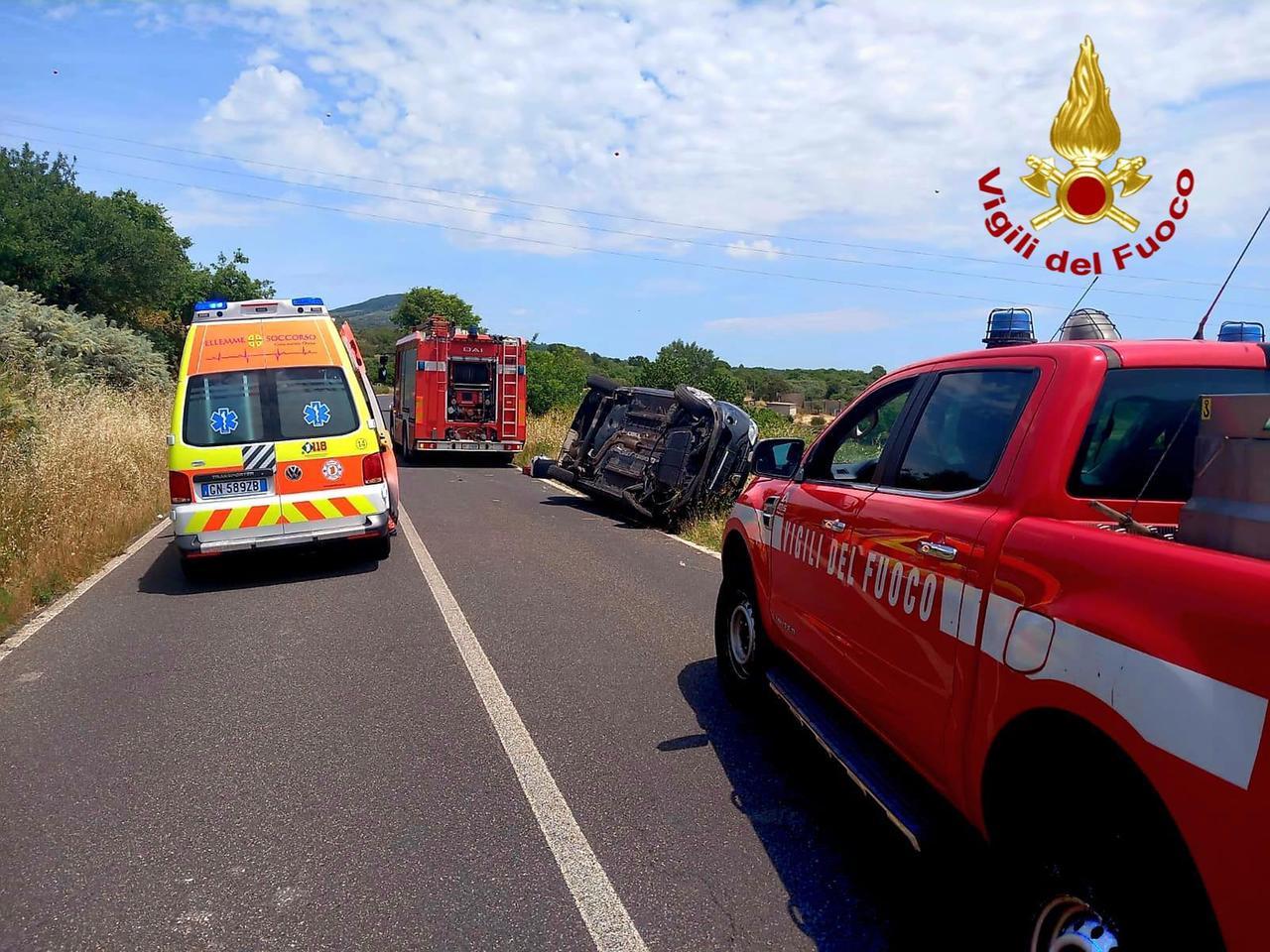 Incidente al bivio per Birori, donna trasportata all’ospedale in codice rosso