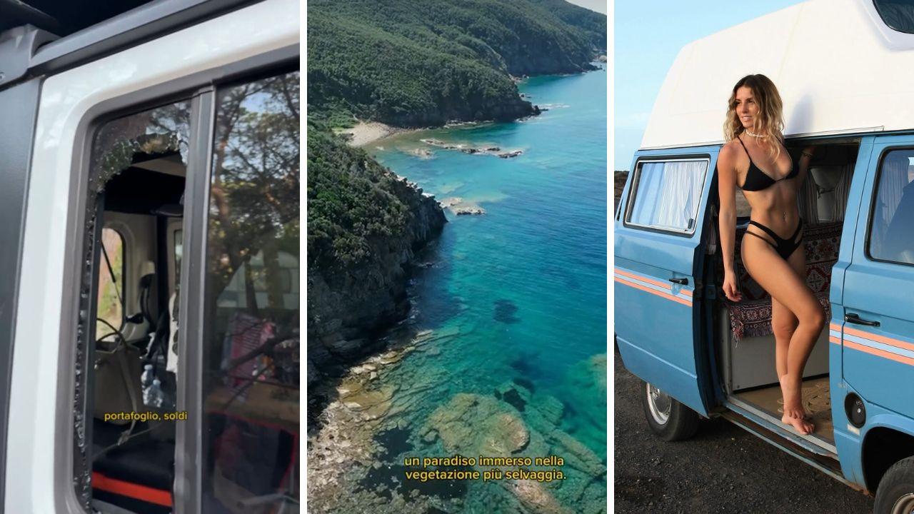 Il finestrino rotto, Baratti e l'influencer (foto pagina Fb Arianna Ariel Gatti)
