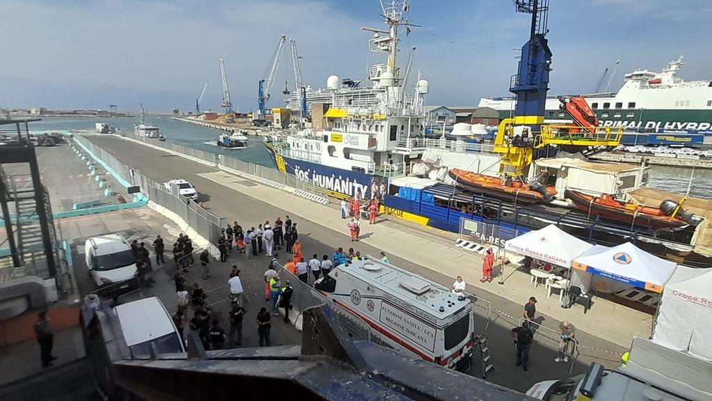 "Humanity 1" a Livorno lo scorso agosto