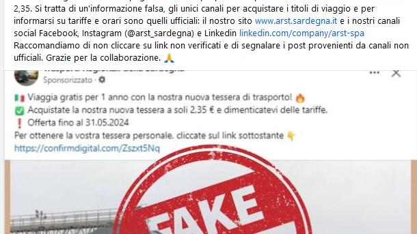 Ecco la nuova truffa: «Viaggia gratis con Arst»