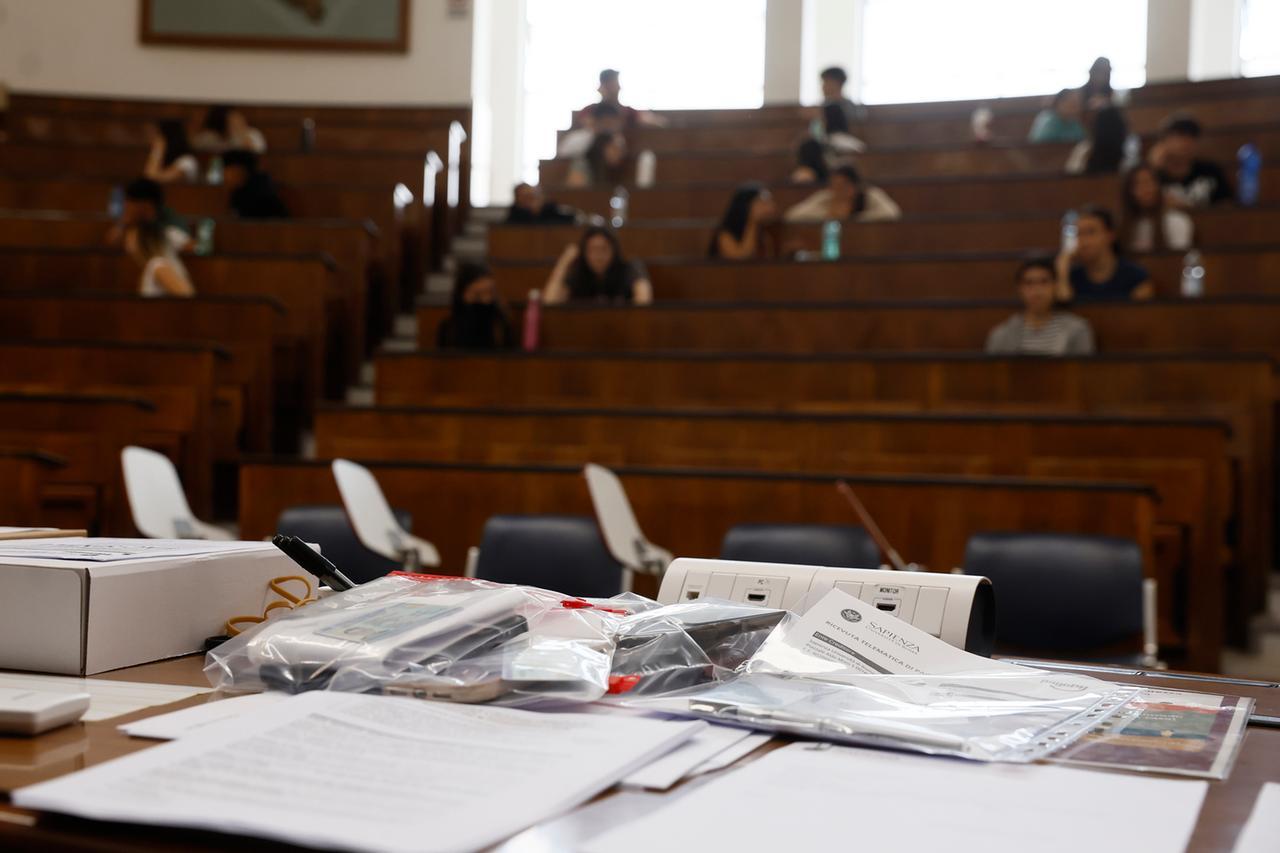 
	Un momento del test di Medicina

