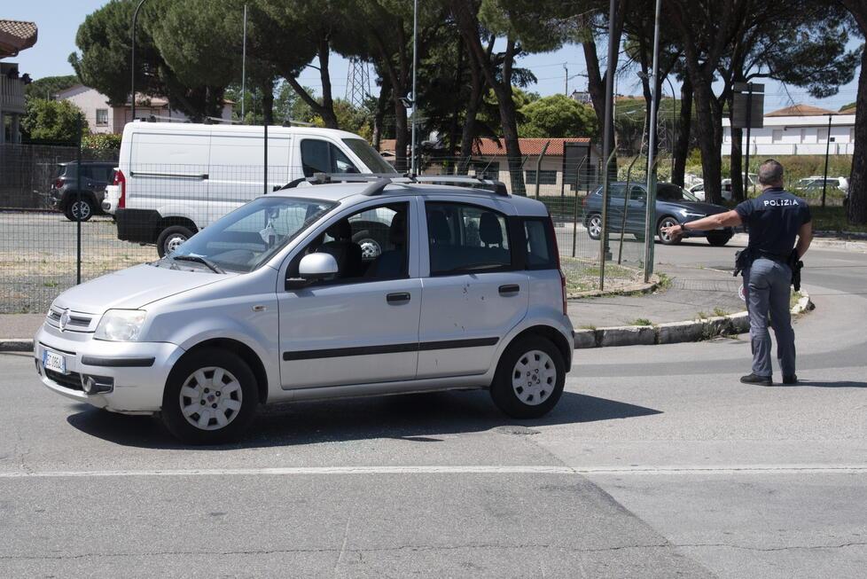
	L'auto dell'anziano colpito


