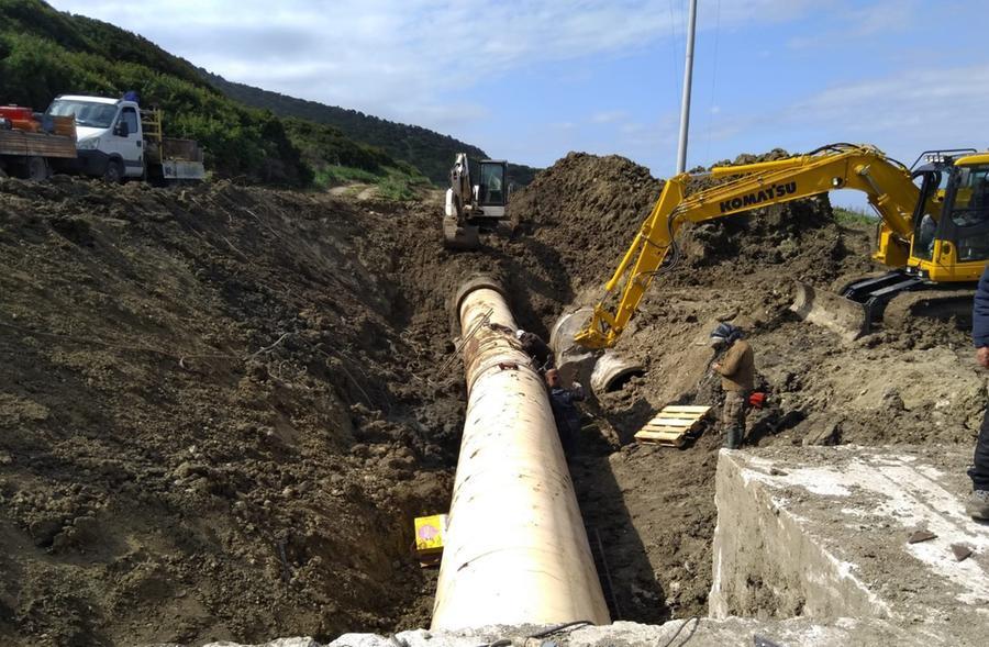 Castelsardo, rubinetti a secco per lavori alla condotta Enas