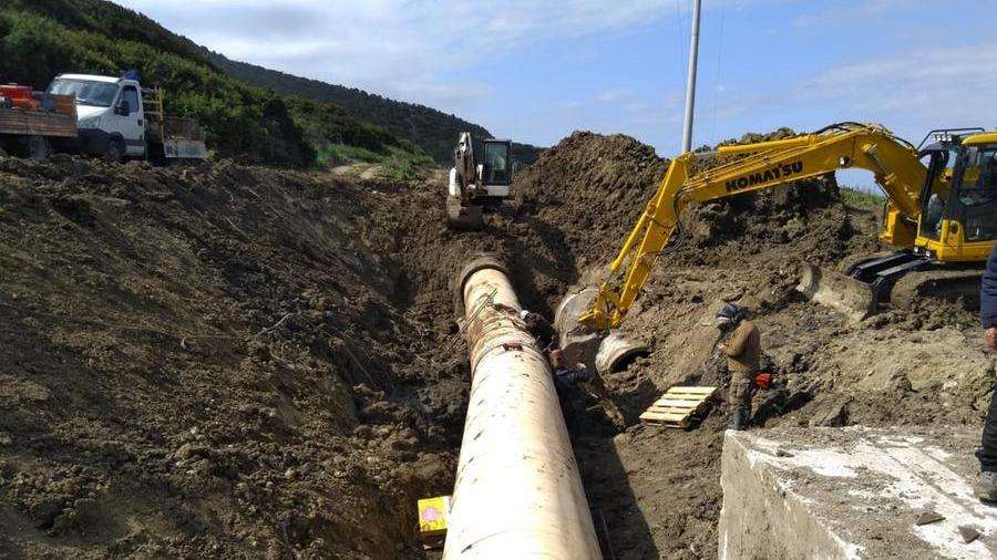 Castelsardo, rubinetti a secco per lavori alla condotta Enas
