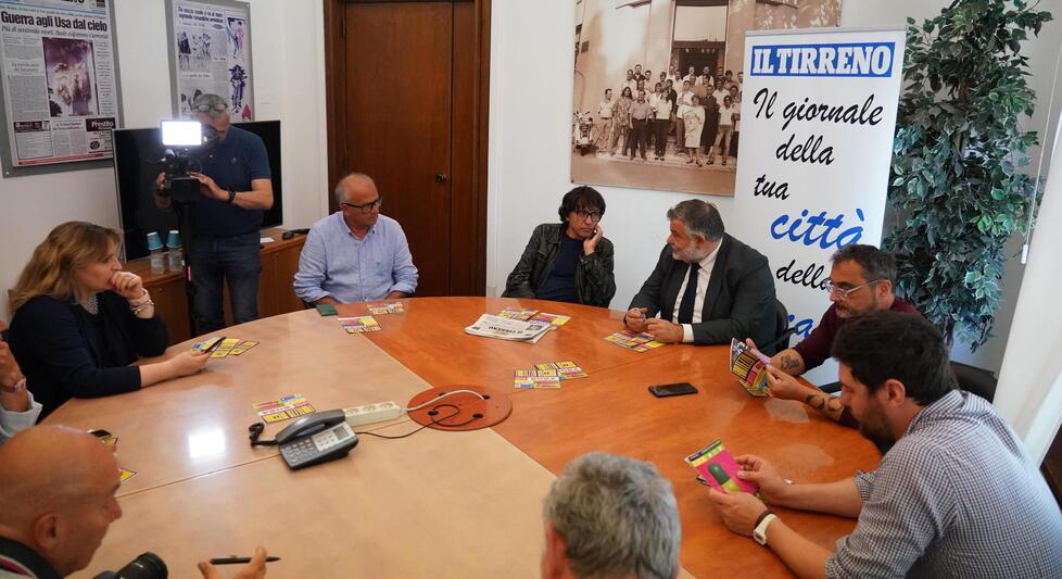 
	La presentazione nella sede del Tirreno

