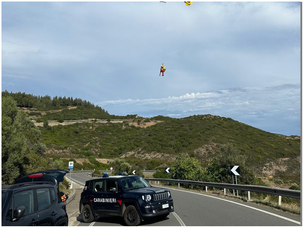 Perde il controllo della moto sulla 387 e finisce nella scarpata: muore sul colpo un 36enne di Sestu