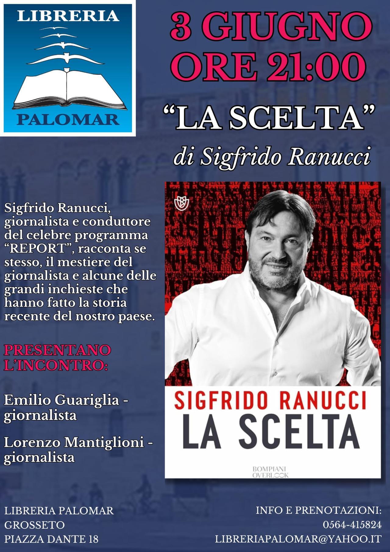 Il giornalista Sigfrido Ranucci alla Palomar